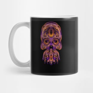 Electroluminated Skull - Synthwave Mug